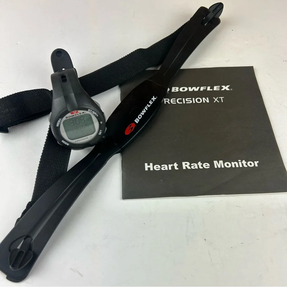 NEW - BOWFLEX Precision XT Black Watch/Heart Rate Monitor Fitness Tracker Gym